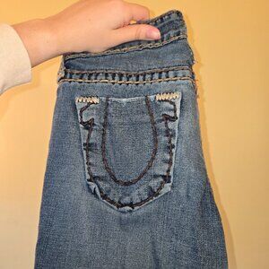 True Religion Low Waisted Bootcut Jeans